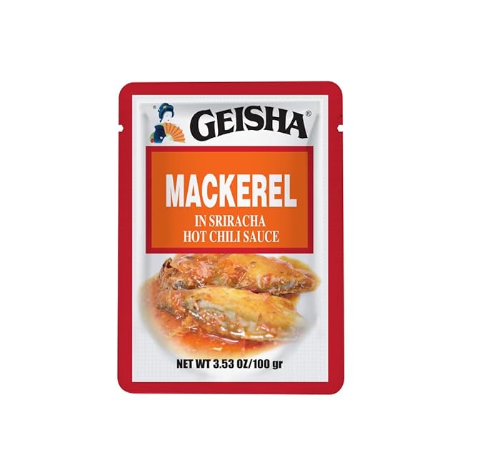 GEISHA Mackerel in Sriracha Hot  Chili Sauce 3.53oz  (4808988)