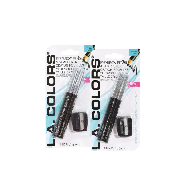 L.A. Colors Expressions Eyeliner & Brow Pencil with Sharpener