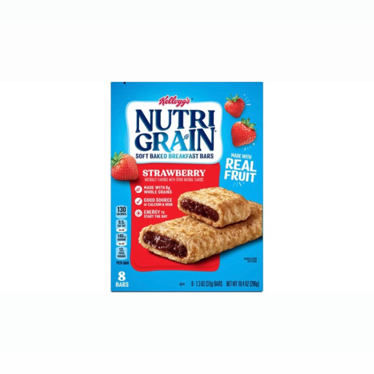 NutriGrain Strawberry Soft Baked Breakfast Bars Box (038000110290)