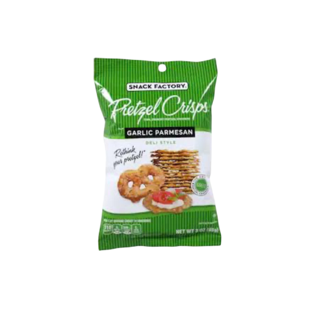 Snack Factory Garlic Parmesan Pretzel Chips 3oz (247951)