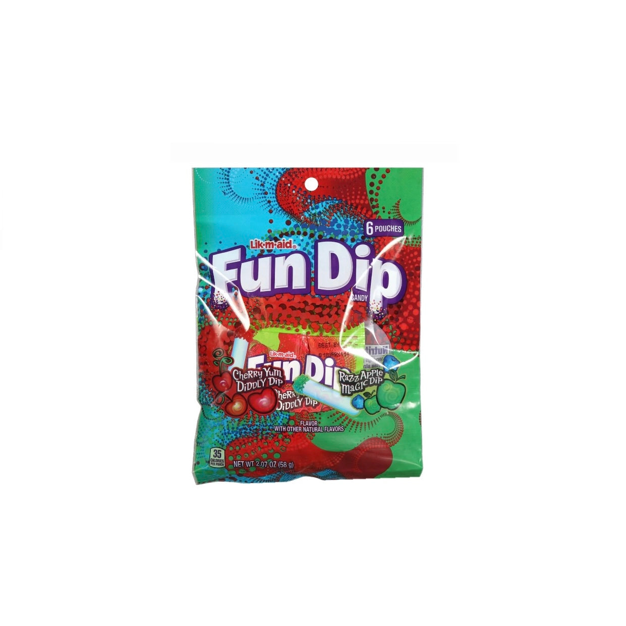 Lik-M-Aid Fun Dip Candy Pouches 6 ct (323483)