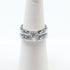 Silver Tone Engagement Ring Only (1011S)
