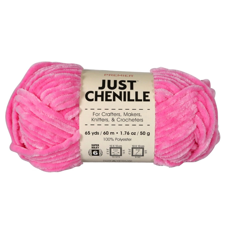 Premier Just Chenille Hot Pink Yarn 65 yd (348337) – GROONO/S