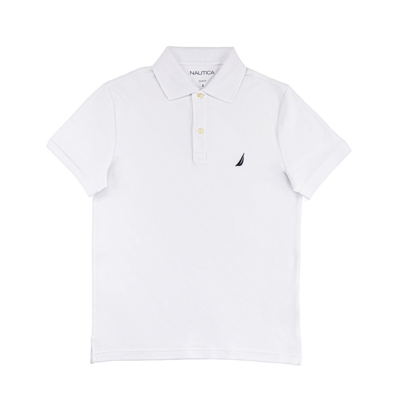 Nautica Slim-Fit Interlock Polo Shirt Bright White (23283761)