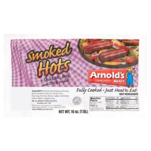Caroline's Smoked Hot Sausage (SAR12015)