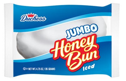 Duchess Jumbo White Iced Honey Bun 4.75oz (980328070)