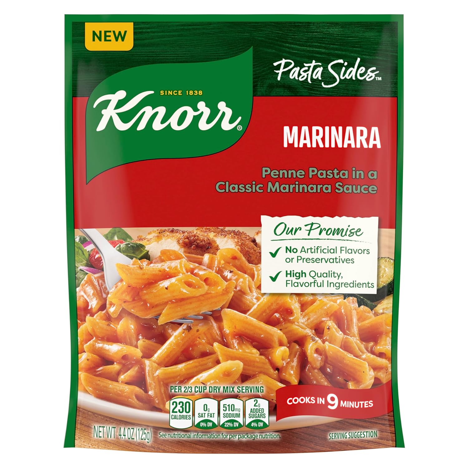 Knorr Pasta Sides Penne Pasta Marinara Sauce 4.4oz