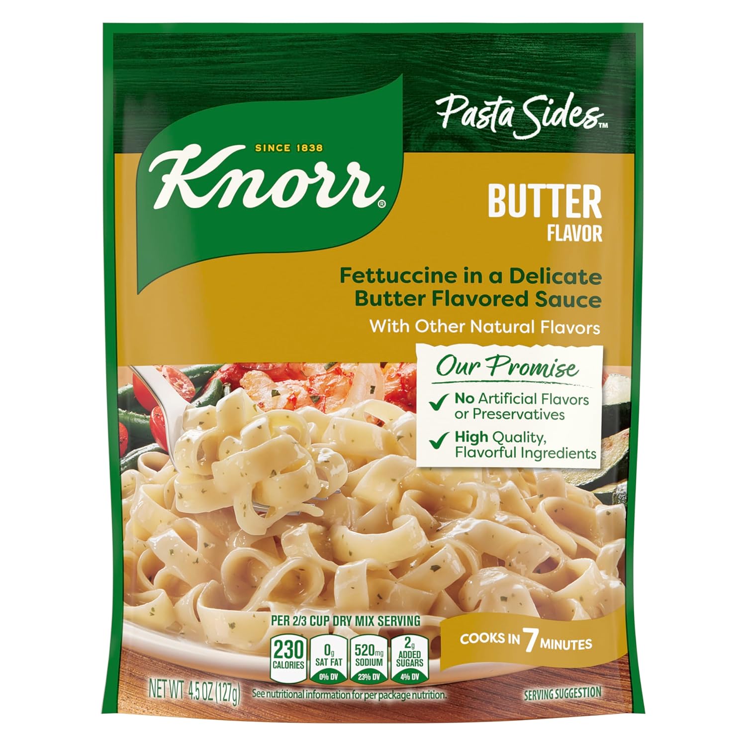 Knorr Pasta Sides Butter Fettuccine 4.4oz