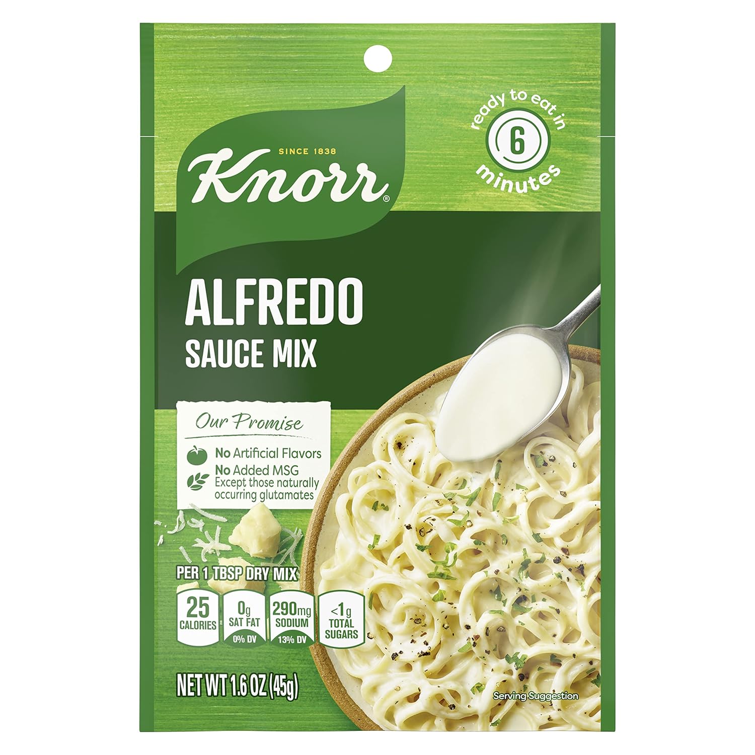 Knorr Alfredo Sauce Creamy Pasta Sauce Mix 1.6 oz
