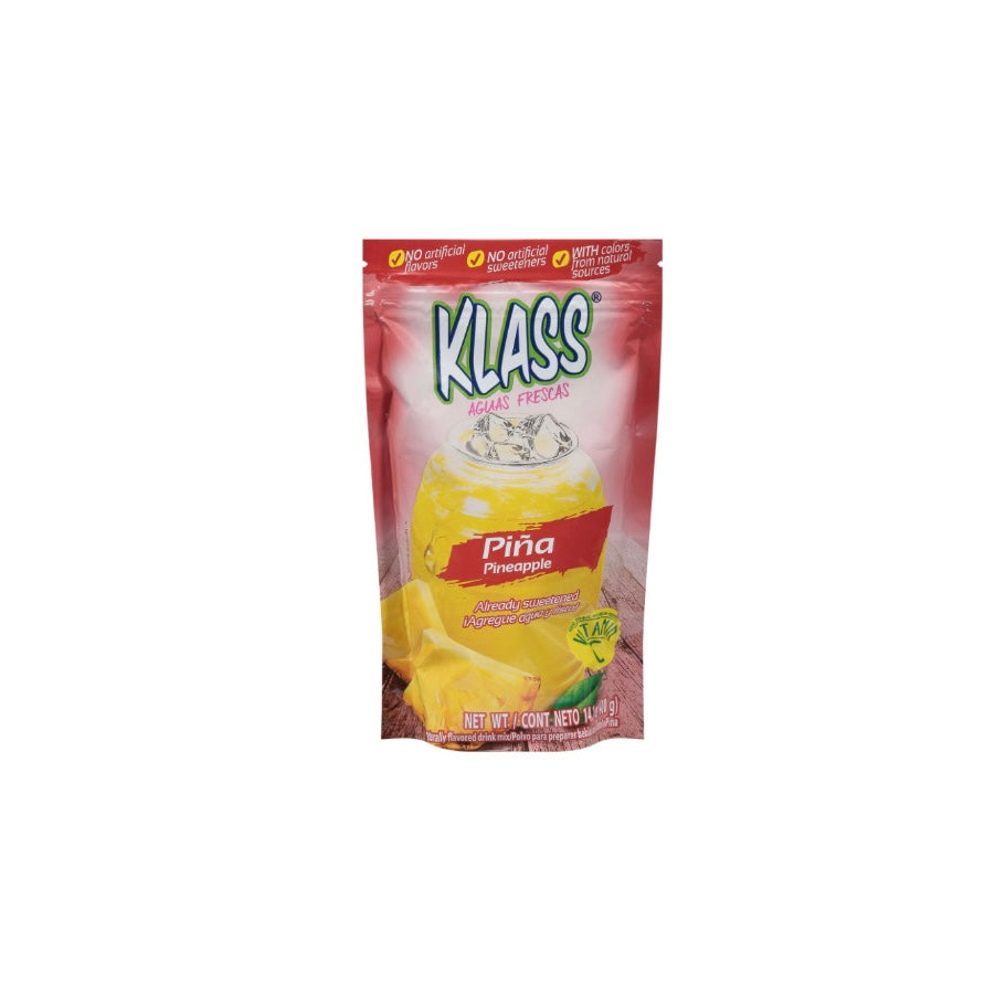 Klass Aguas Frescas Pineapple Pina Drink Mix 14.1oz (754177830716)