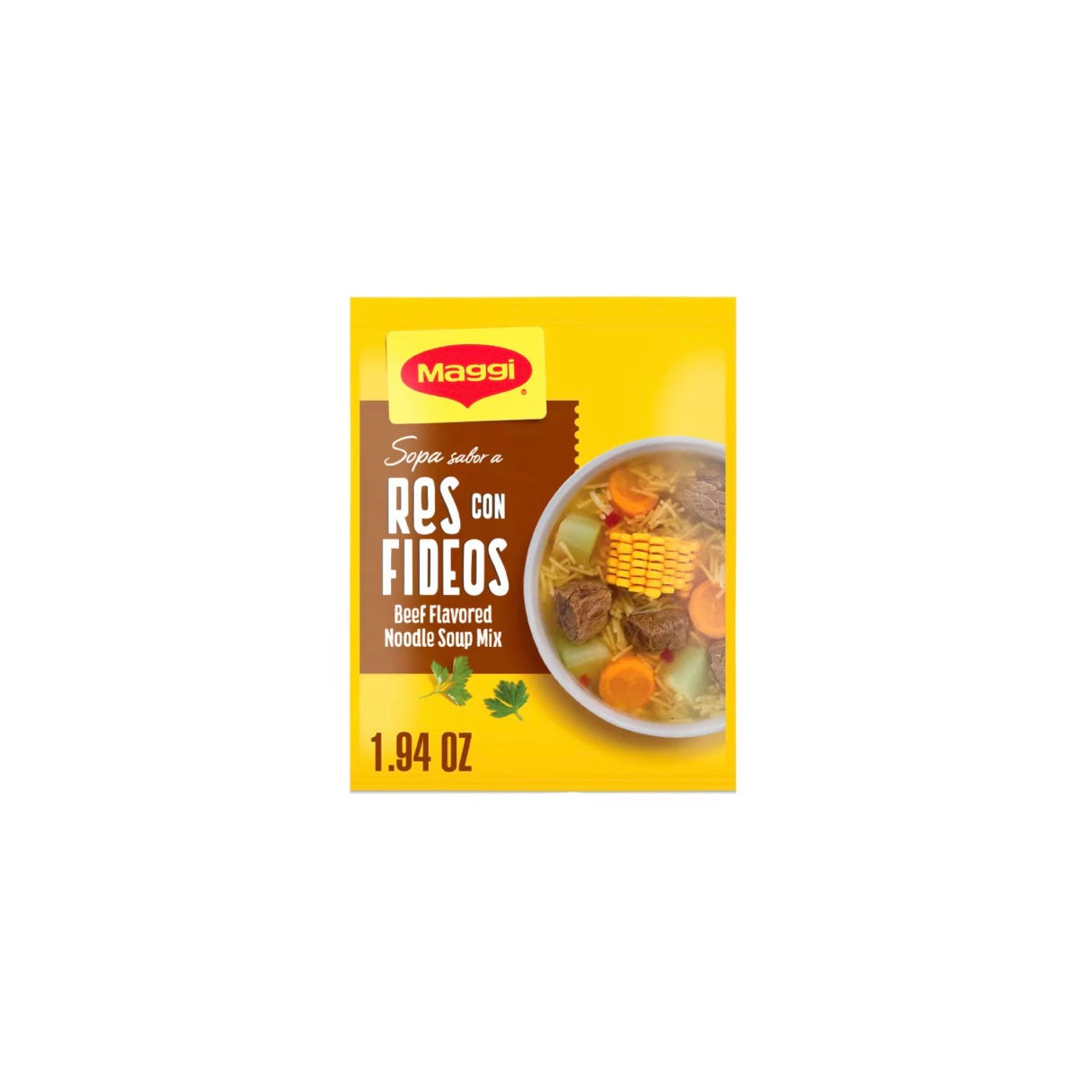 Maggi Beef Flavored Noodle Soup Mix 1.94oz (28000956233)