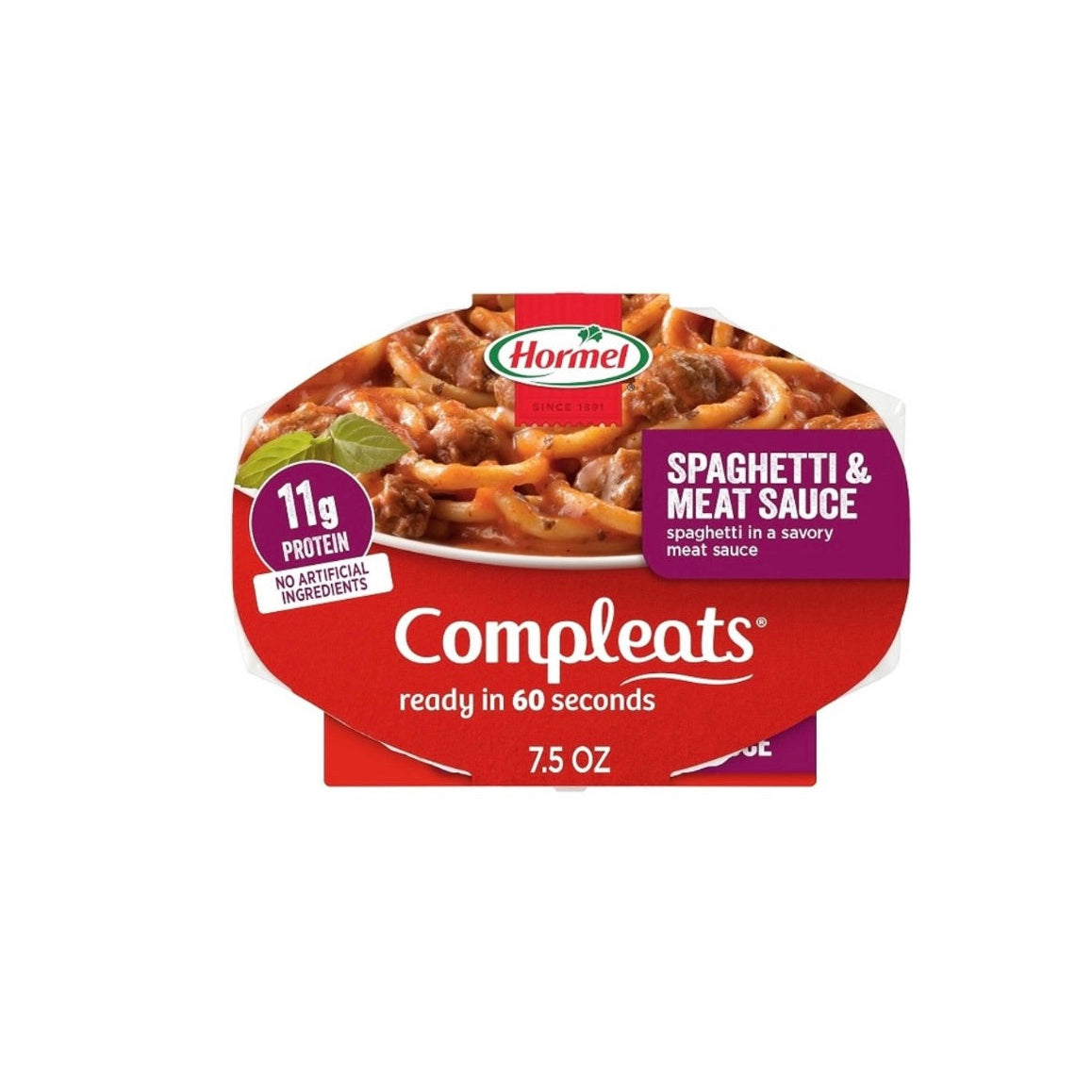 Hormel Compleats Spaghetti & Meat Sauce 7.5oz (DH016823)