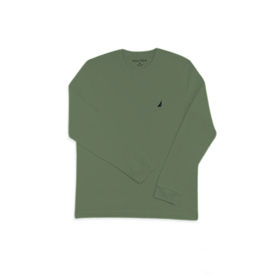 Nautica Crew Neck Long Sleeve Olive Green (232233110)