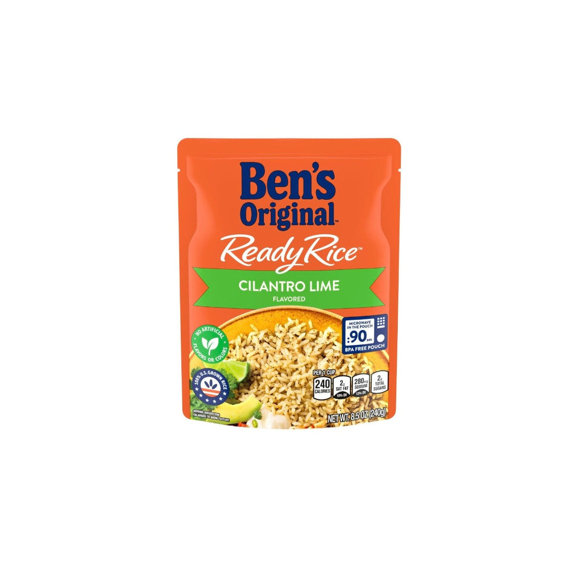 Ben's Original Ready Rice Cilantro Lime Flavored Rice 8.5oz (054800423446)