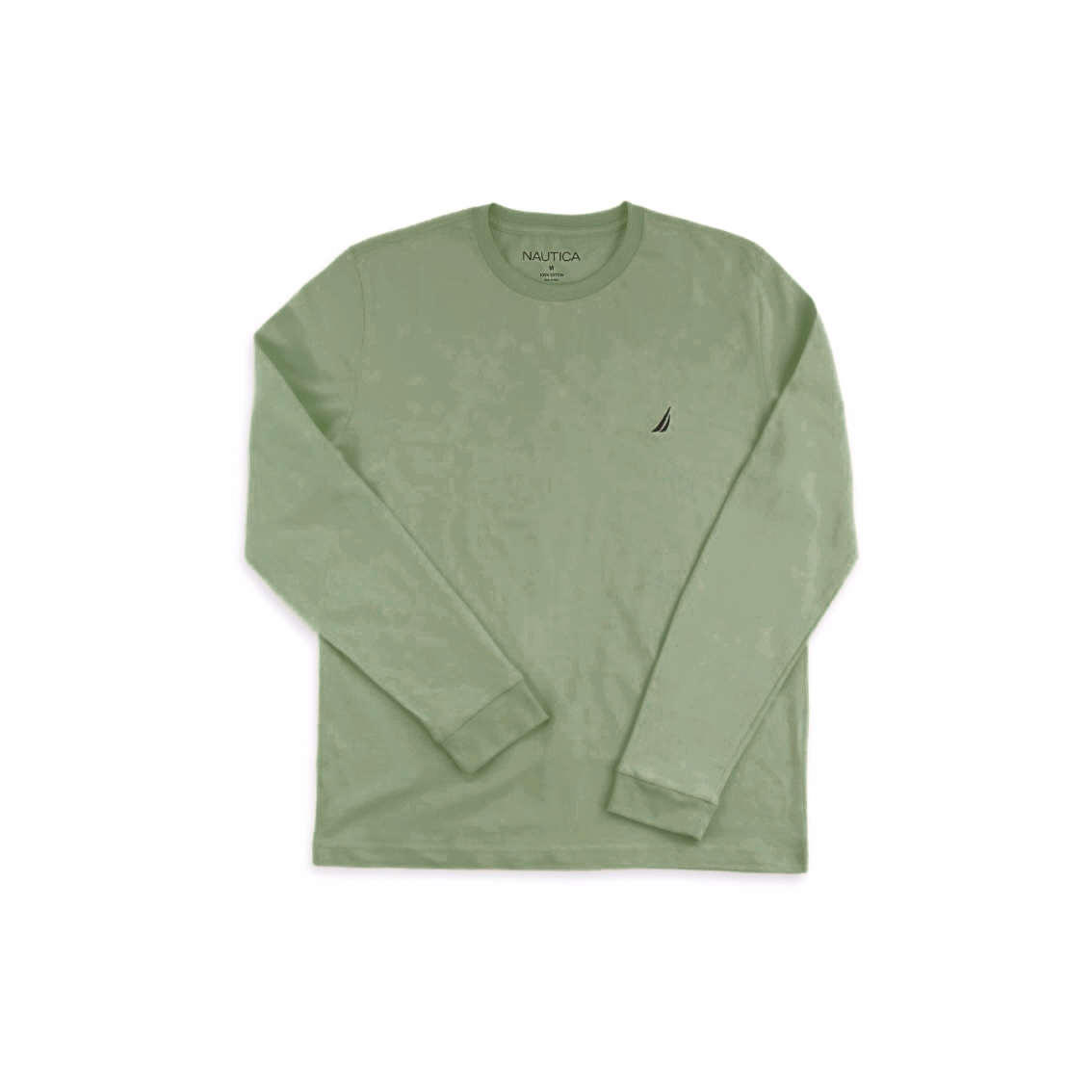 Nautica Crew Neck Long Sleeve Tee Hillside Olive (232233109)