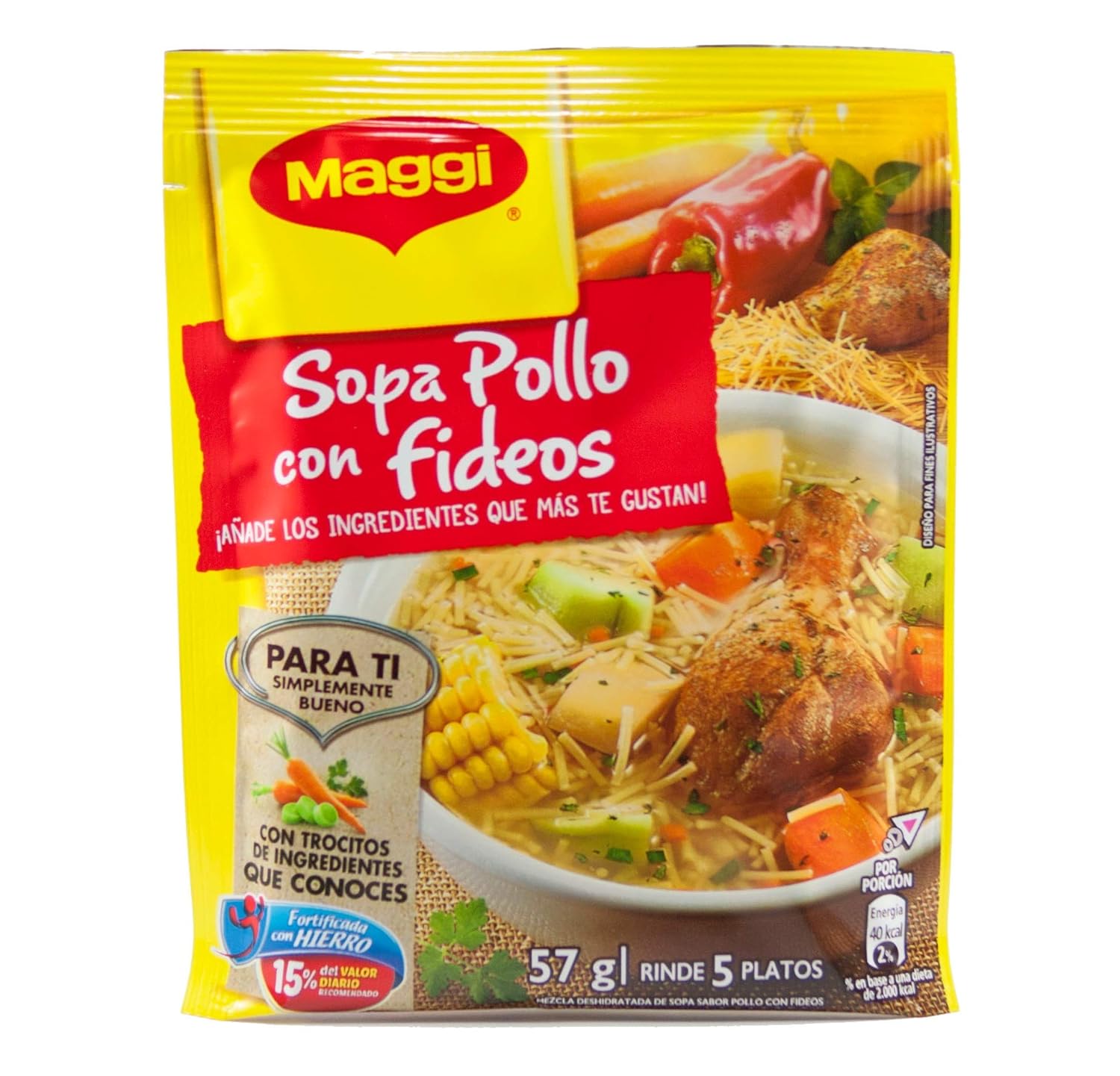 Maggi Chicken Flavored Noodle Soup Mix 1.94oz 28000659615