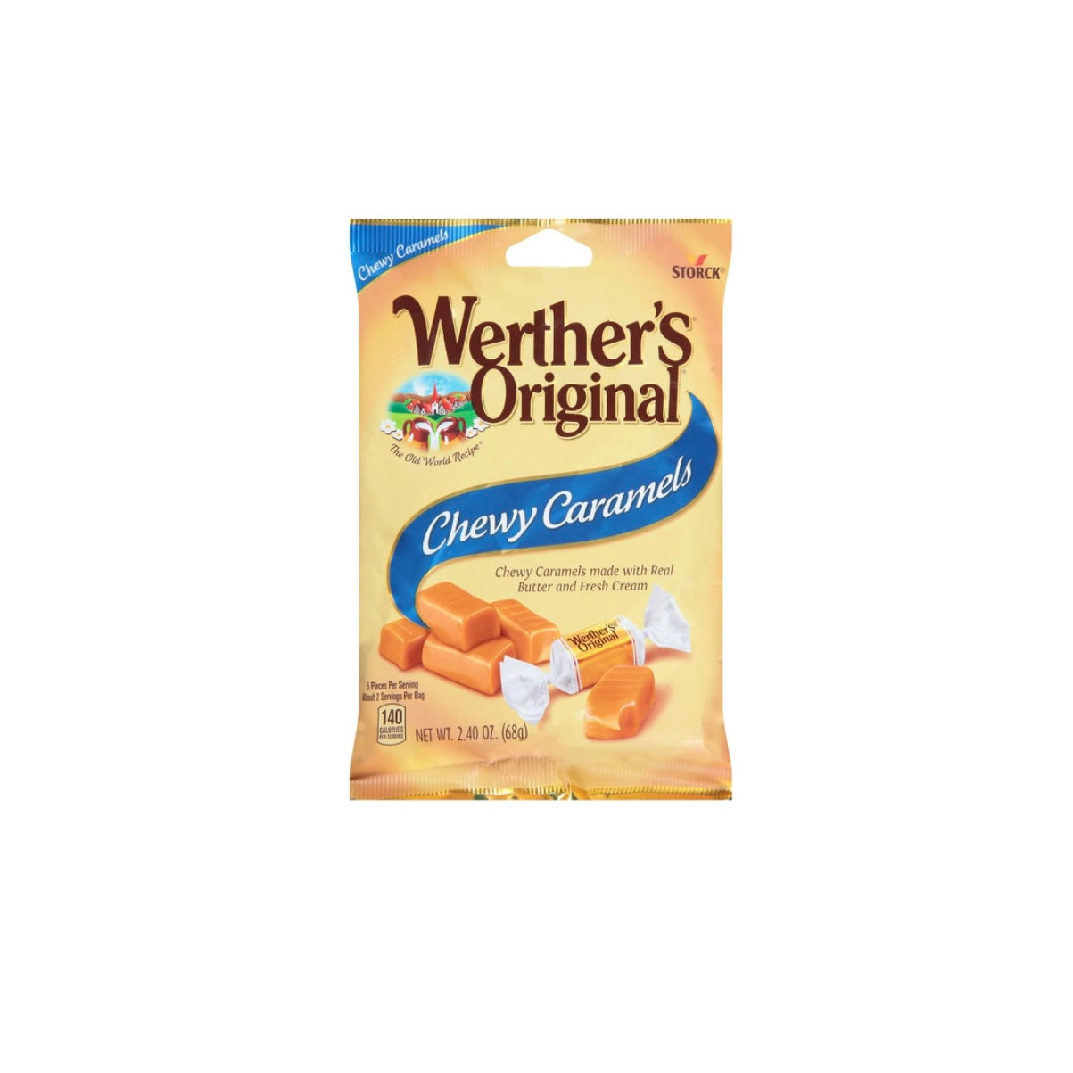 Werther's Original Chewy Caramel Candies 2.4oz (229339)