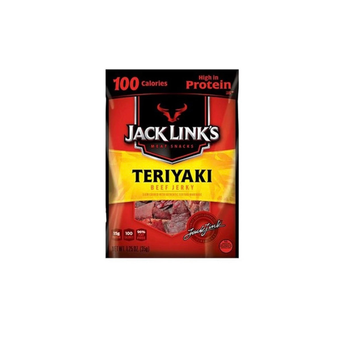 Jack Links Teriyaki Beef Jerky 1.25oz (980116038-3)