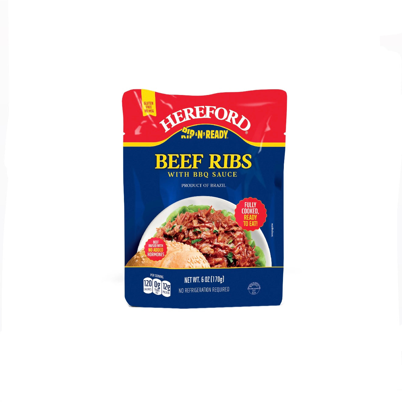 Hereford Beef Ribs BBQ Sauce 6oz (B096G7FF47)