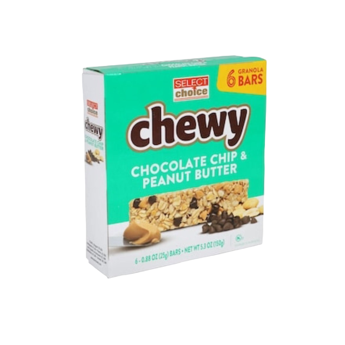 Chewy Peanut Butter & Chocolate Chip Granola Bars 6ct (151834)