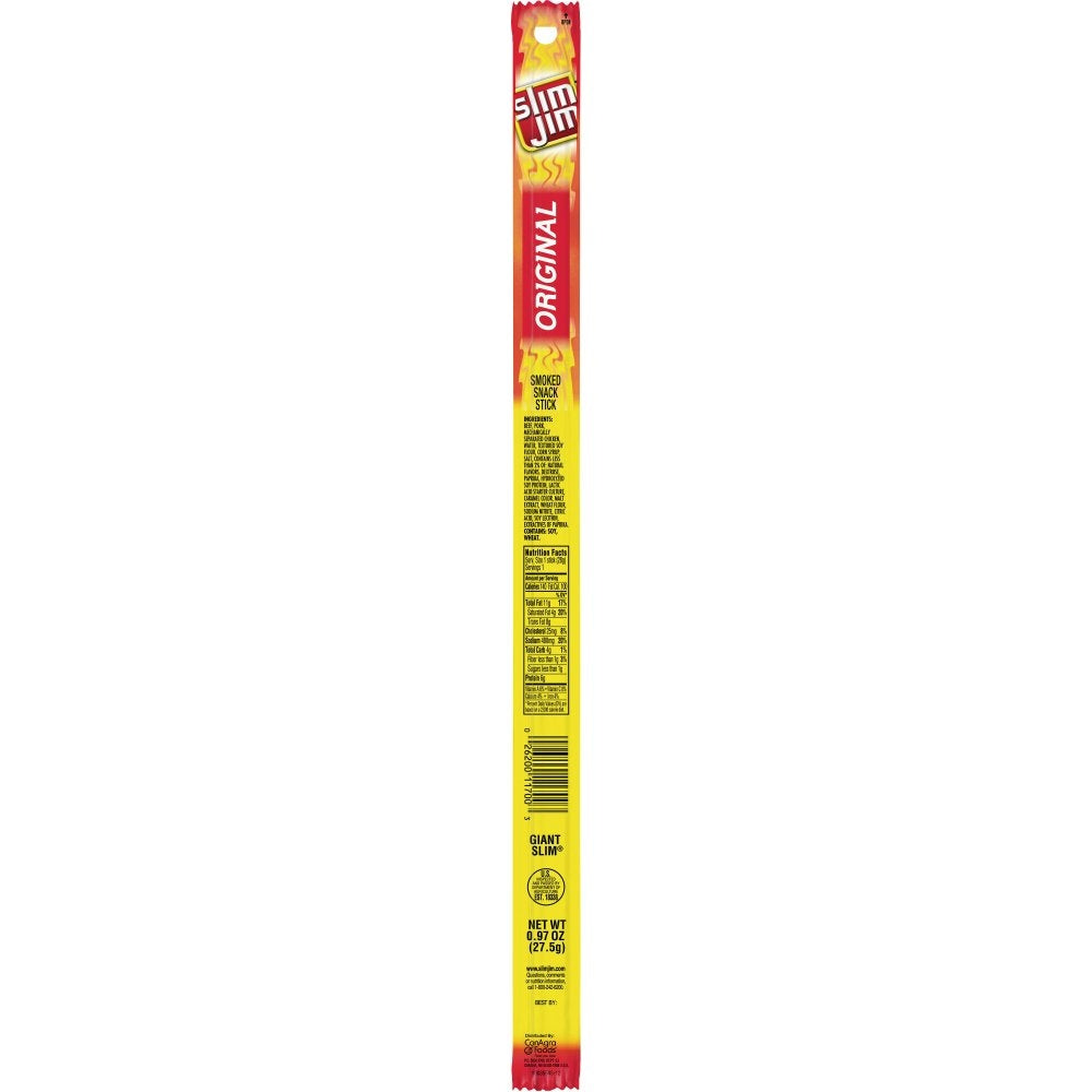 Slim Jim Original Snacks Giant 0.97oz (785230)
