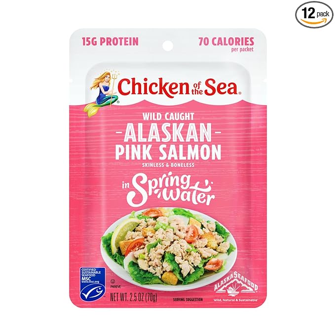 Chicken of the Sea Wild Caught Alaskan Pink Salmon in Spring Water (4800001191)