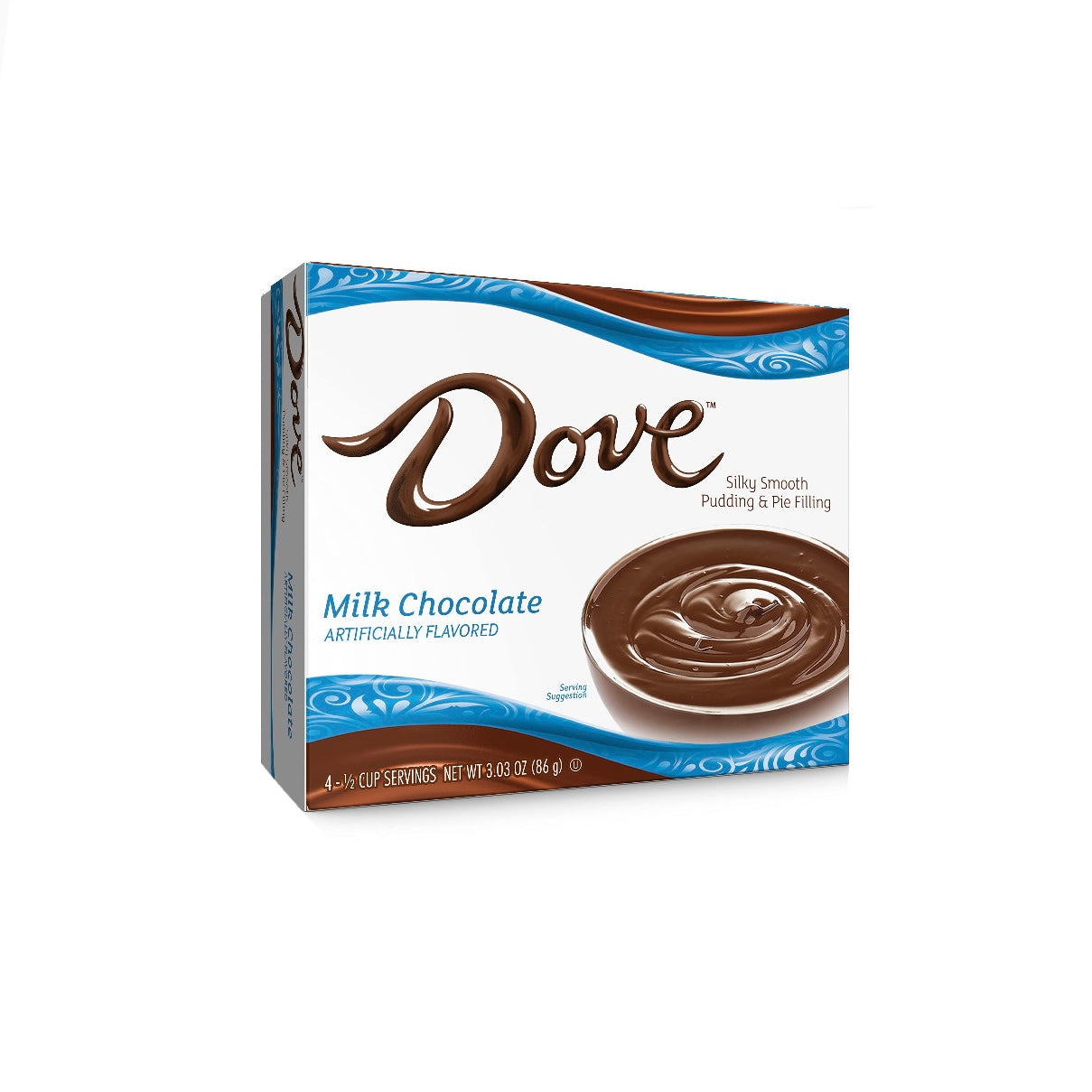 Dove Milk Chocolate Pudding 4pk 3.22oz (337832)