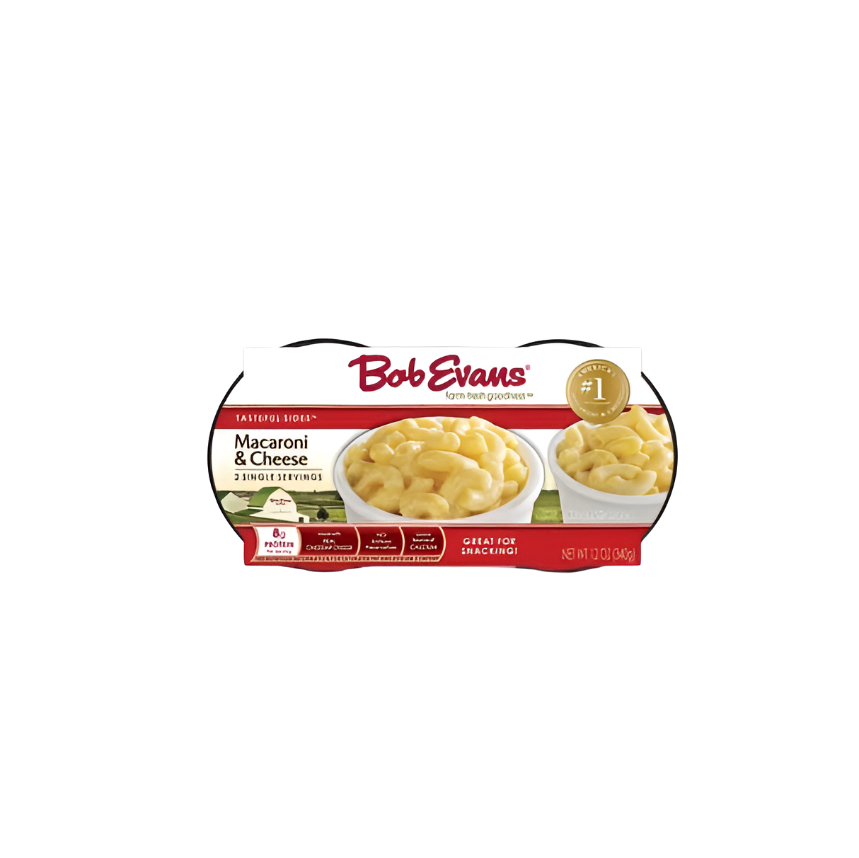 Bob Evans Macaroni & Cheese 2 single serving 12oz (GBE00584)