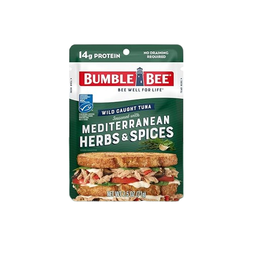 Bumble Bee Mediterranean Herbs & Spices Seasoned Tuna Pouch 2.6oz (8660024097)