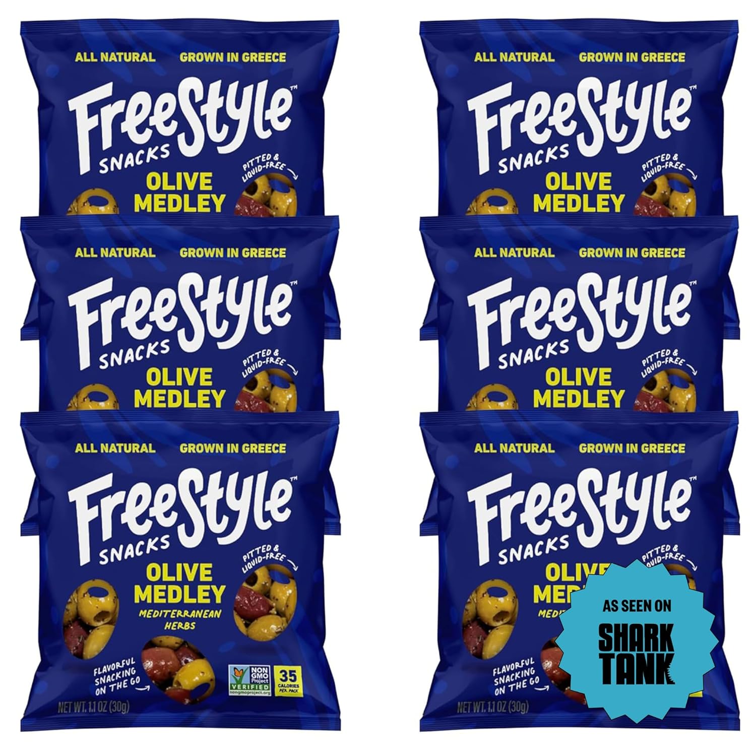 Freestyle Snacks Olives Mediterranean Herb