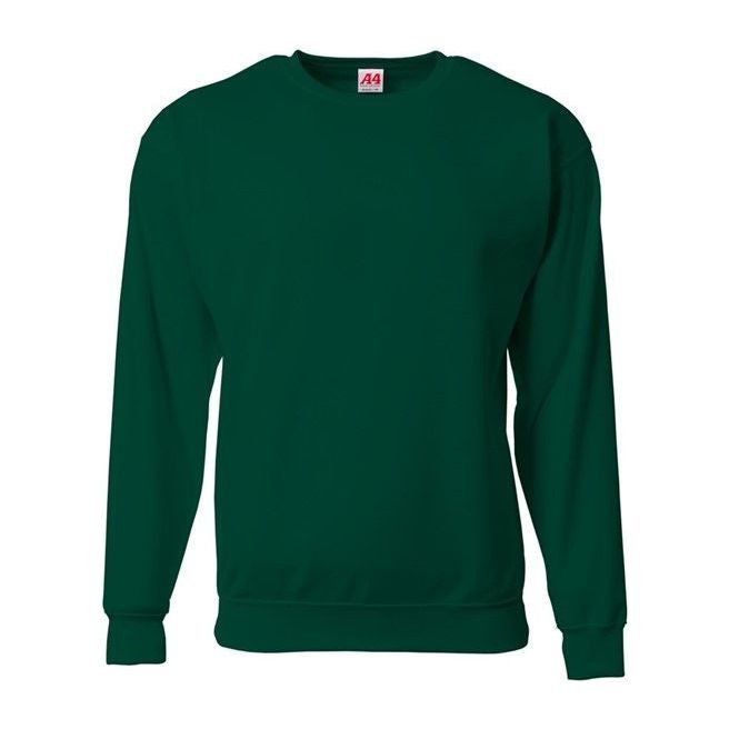 A4 Sprint Fleece Crew Neck Sweatshirt Forest (N4275F)