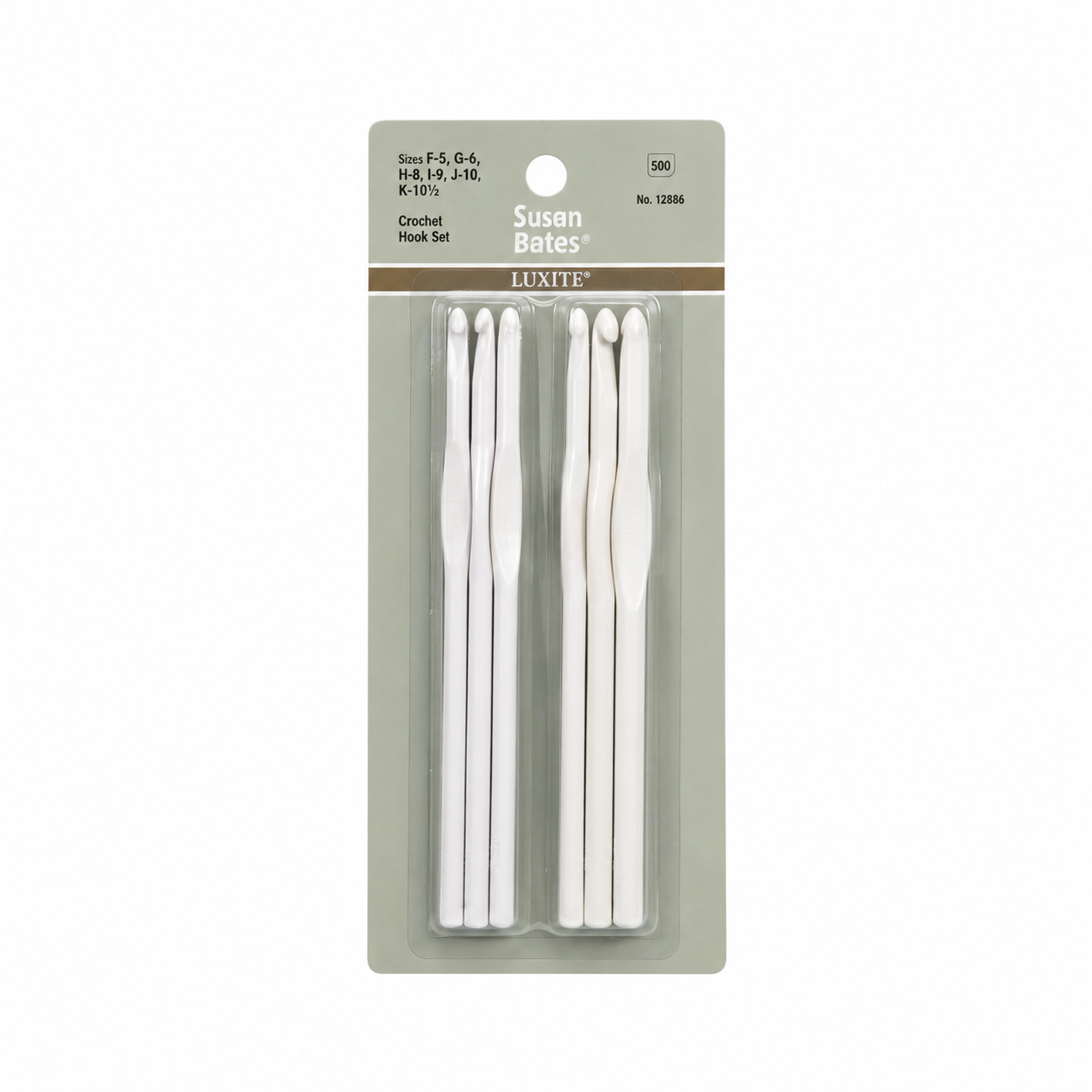 Susan Bates Luxite Plastic Crochet Hooks (3322377)