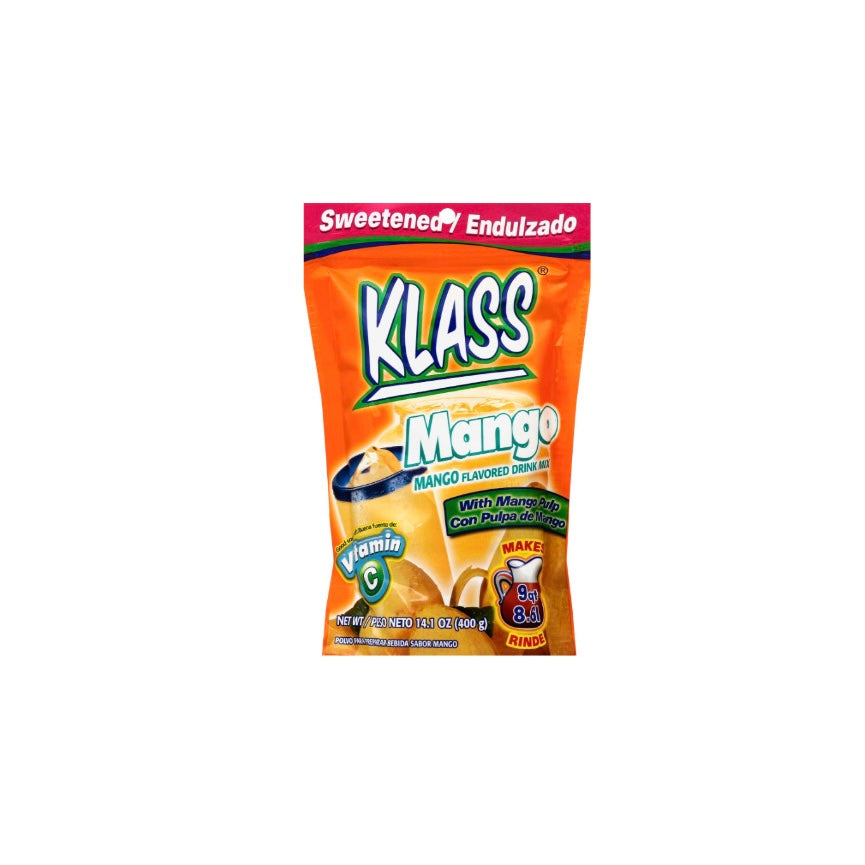 Klass Aguas Frescas Mango Drink Mix 14.1oz (754177830525)