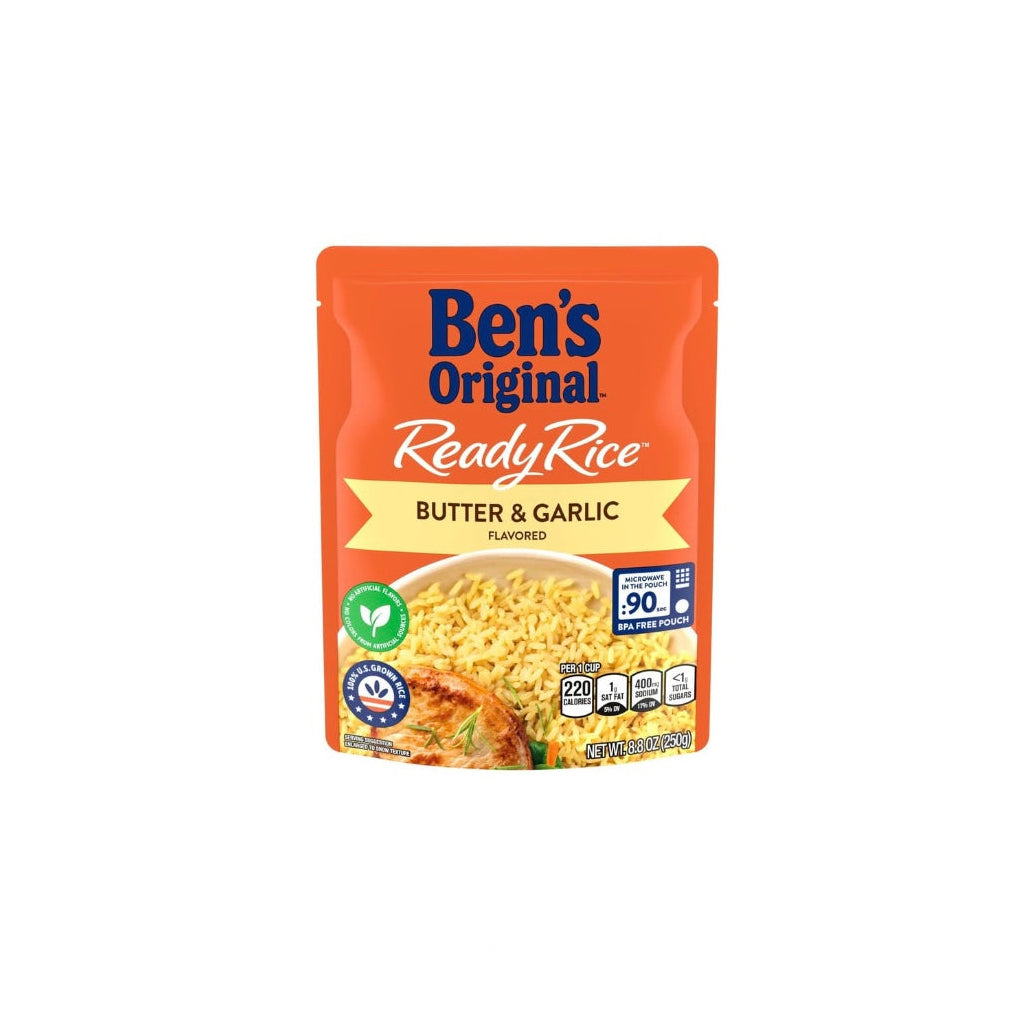Ben's Original Ready Rice Butter and Garlic 8.8oz (054800423378)