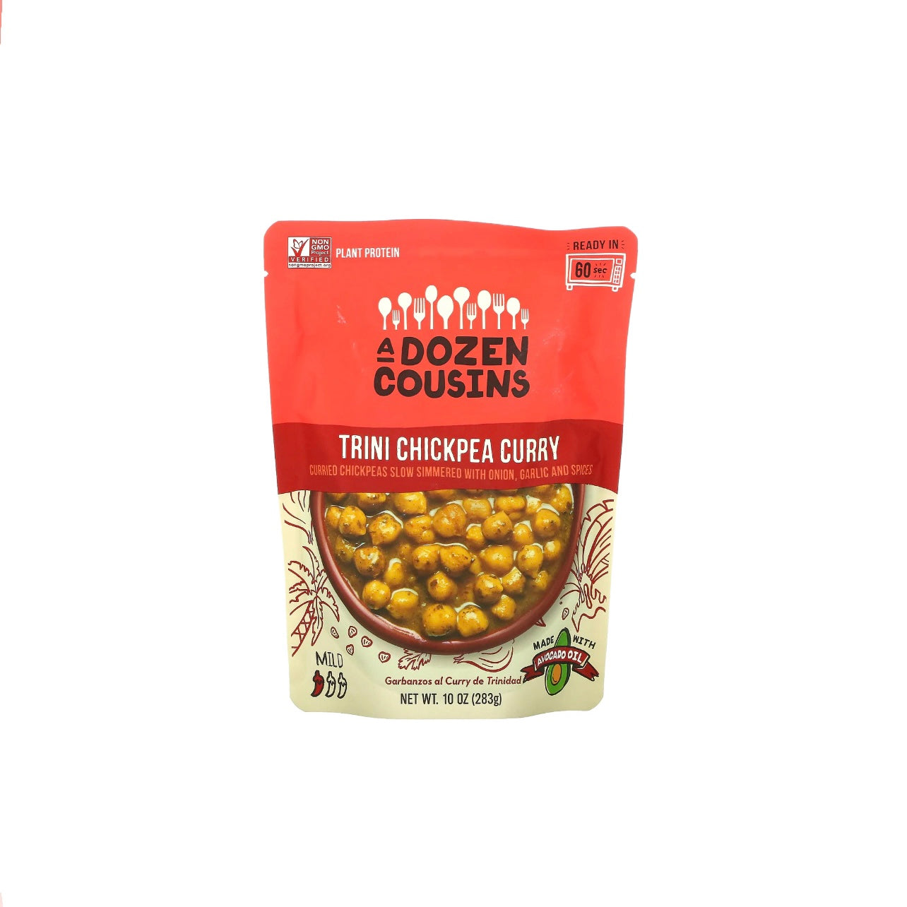 Dozen Cousins Trini Chickpea Curry 4.5 oz (812446030219)