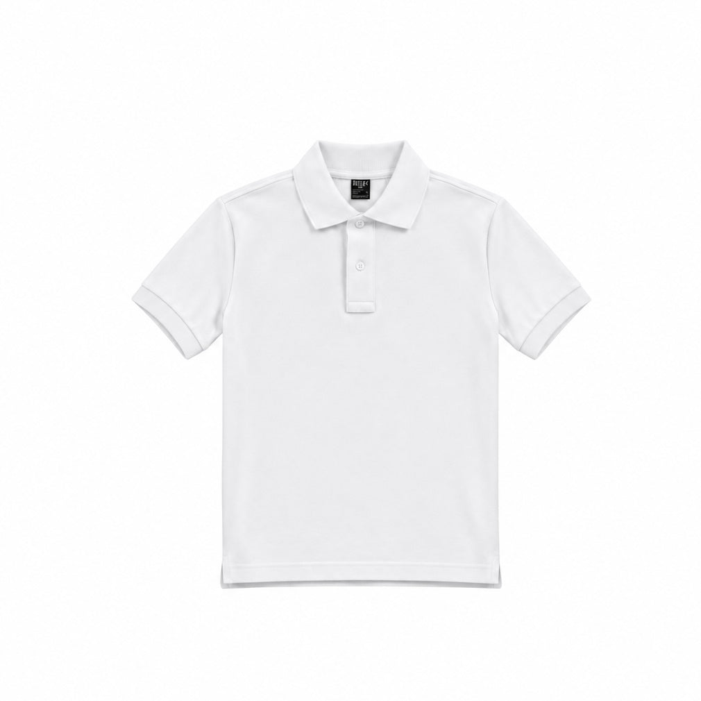 Bright White Talha Interlock Polo Classic Fit (222100)
