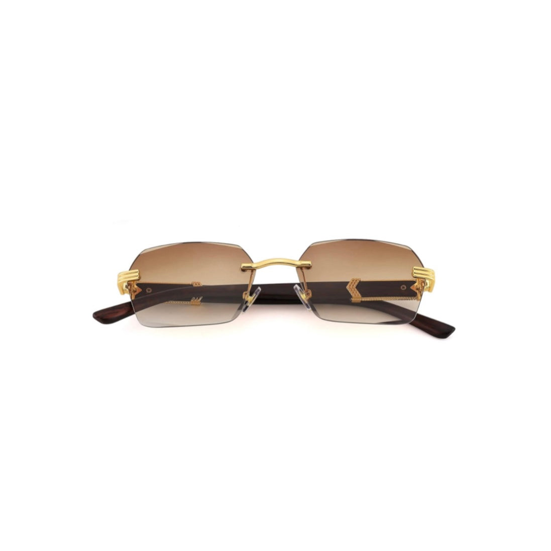 Rimless Sunglasses ''Chocolate Brown'' (8948872)