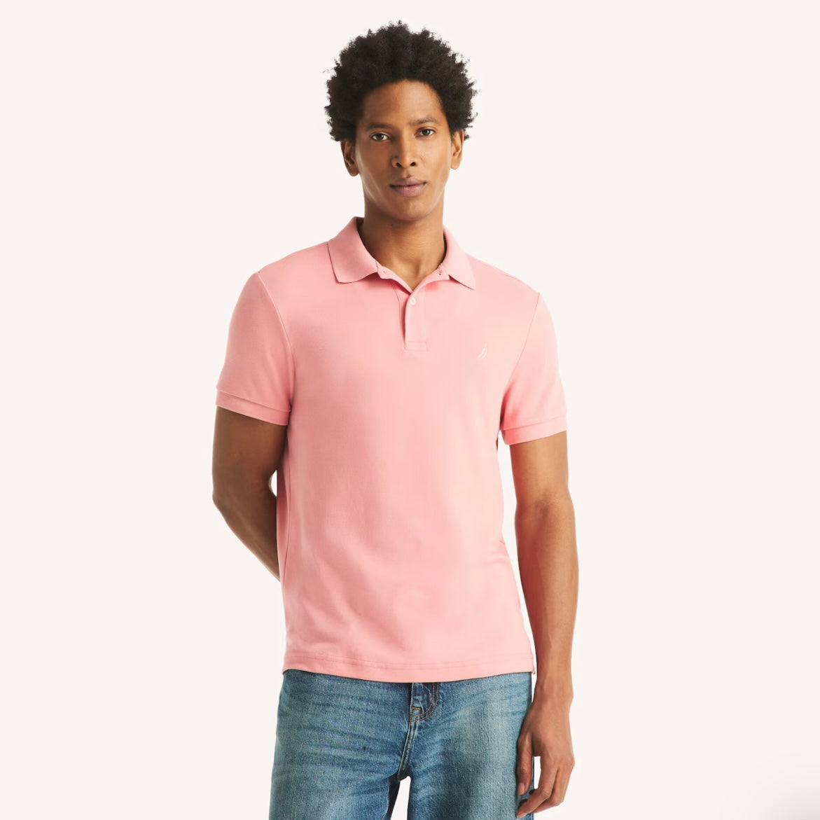 Nautica Slim-Fit Interlock Polo Shirt Mauve Glow (232837002)