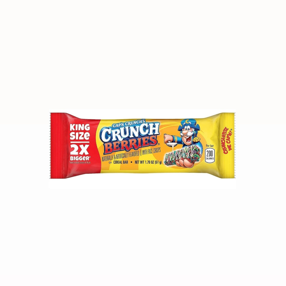 Quaker Cap'n King Size Berry Flavor Crunch Bar (B0BRTGVH5J)