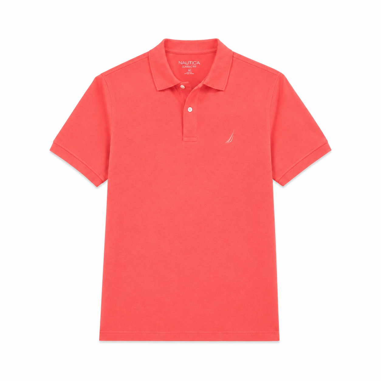 Nautica Slim-Fit Interlock Polo Shirt Dreamy Coral (232837032)