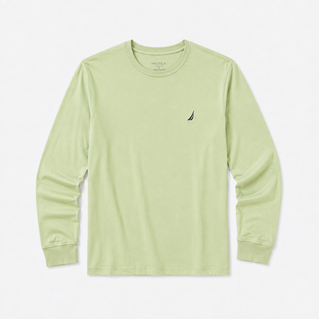Nautica Solid Long Sleeve T-Shirt Bimini Green (232233440)