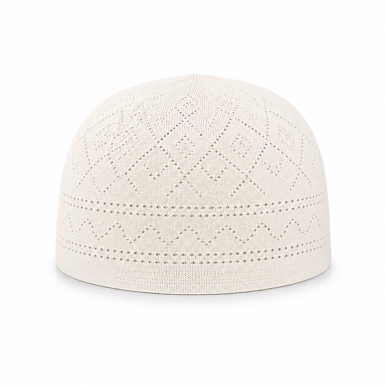 Kapobia Knit Kufi White (081132)