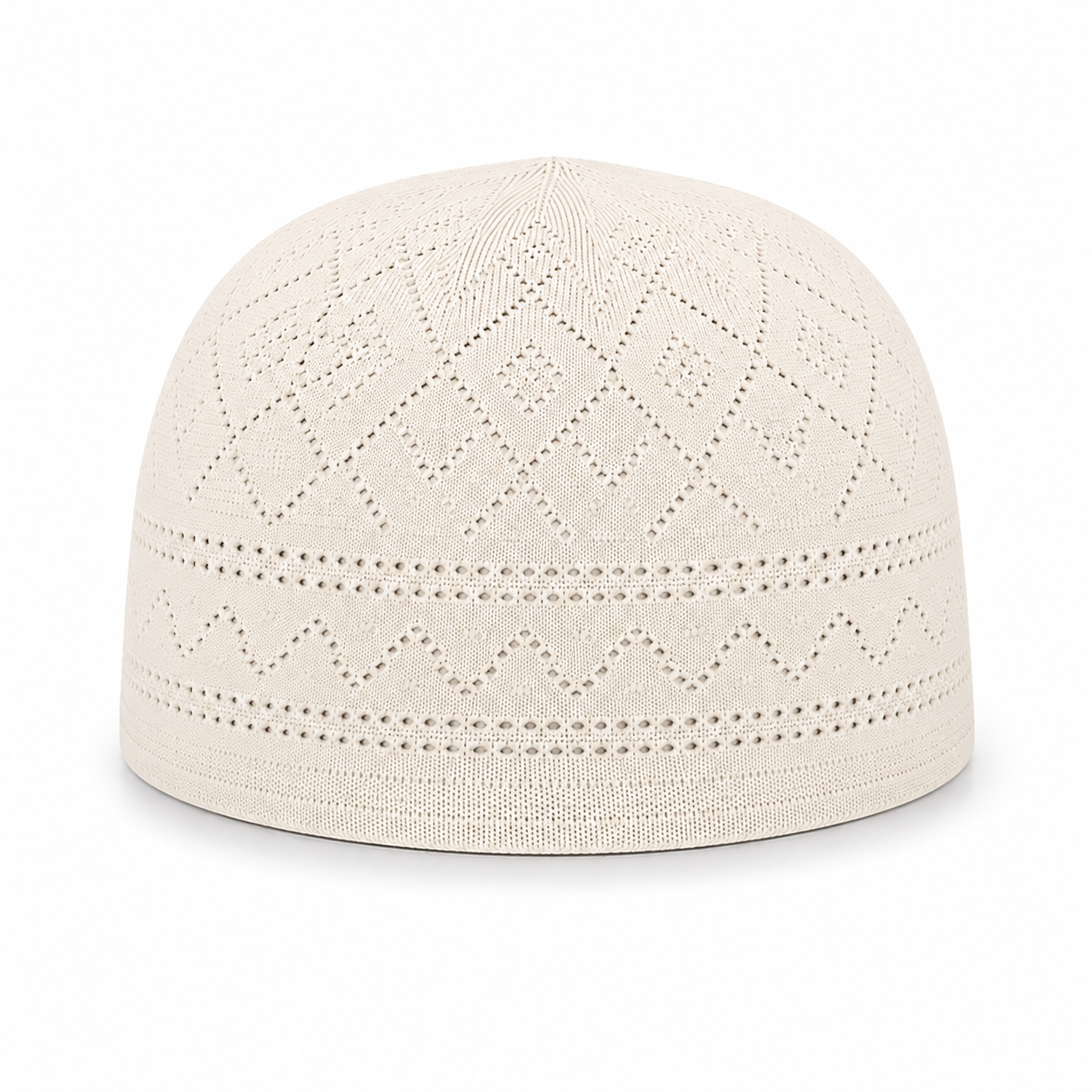 Kapobia Knit Kufi Cream (077821)