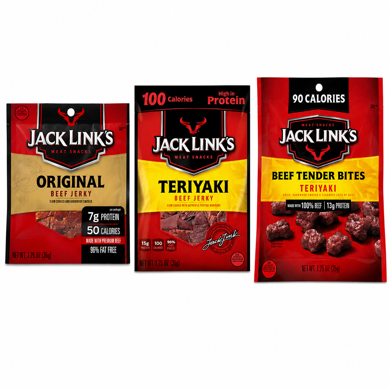 3 Pack Bundle of Jack Links 3.75 oz (980116038)