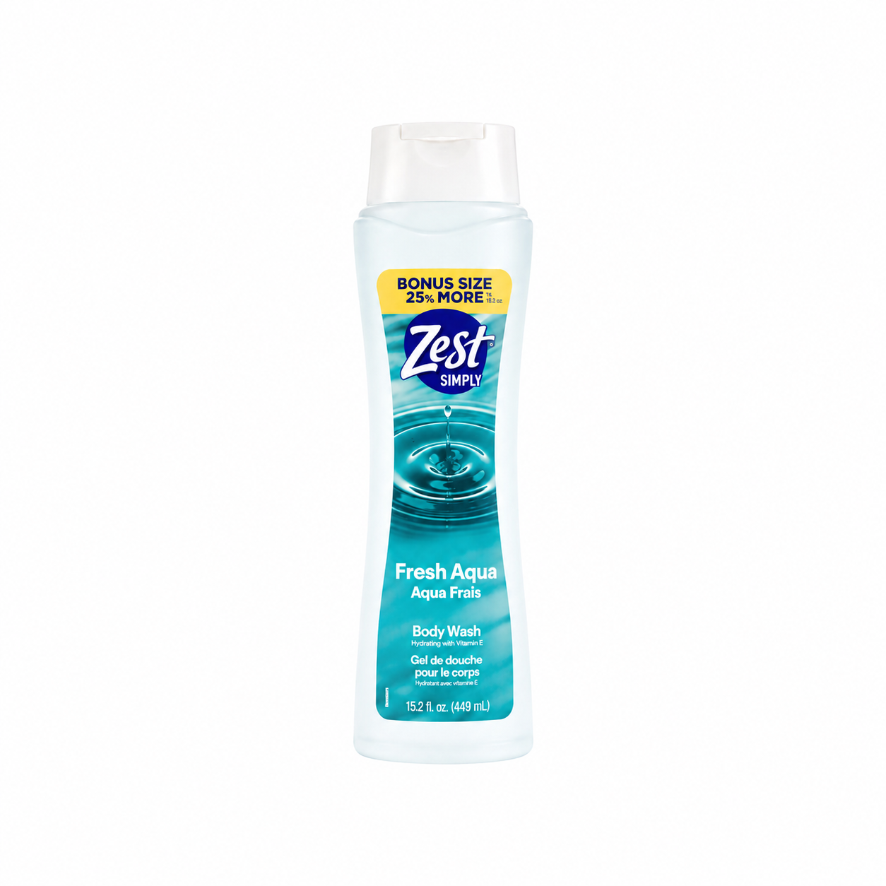 Zest Simply Fresh Aqua Body Wash 11.3oz (360929)