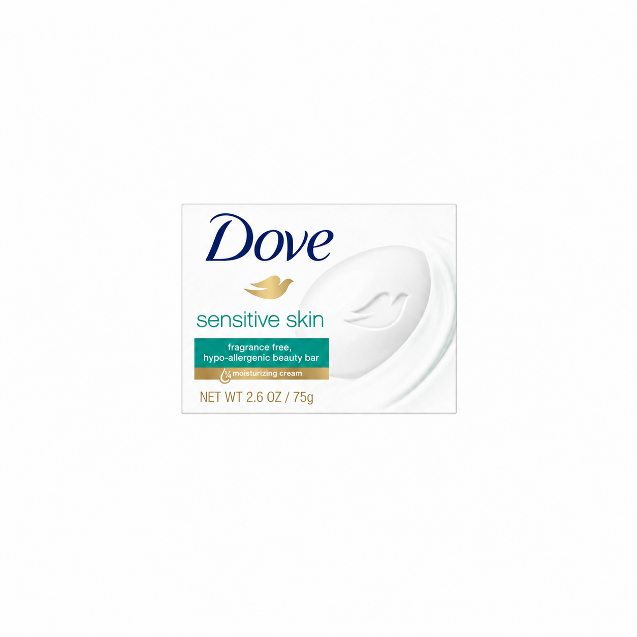 Dove Sensitive Skin Body Bar 1 Ct 2.6oz (287491)