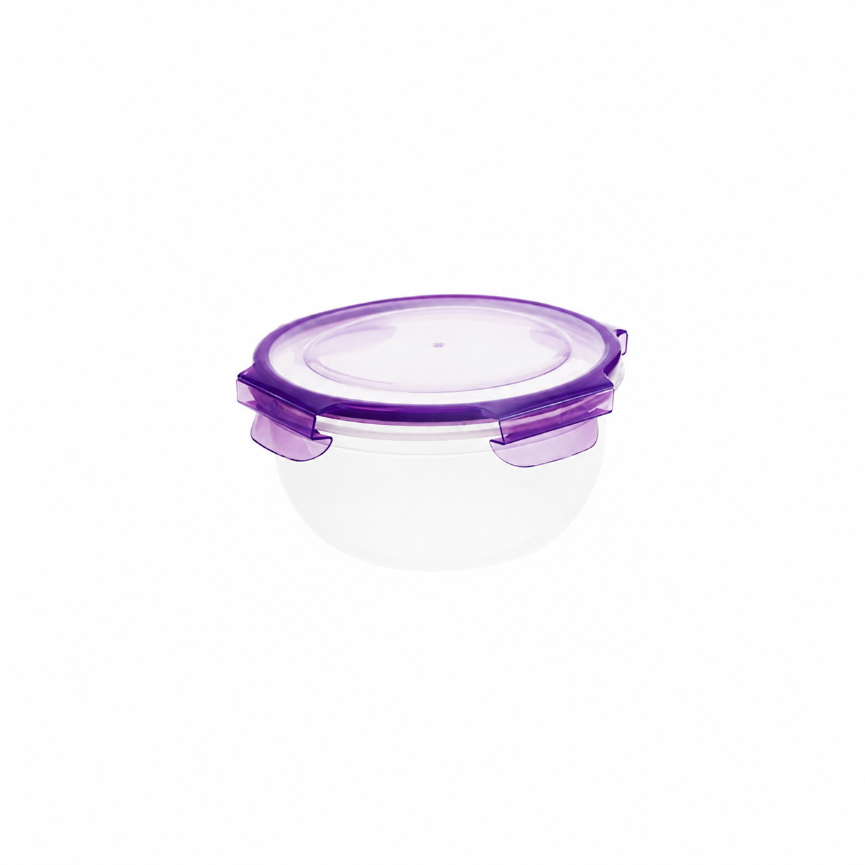 Sure fresh Round Plastic Storage Bowl w/ Clip-Lock Lid 6.38 cups (218564)