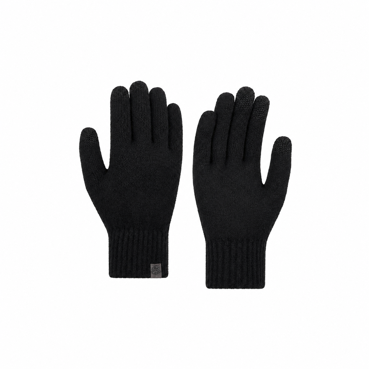 100% Merino Wool Black Winter Gloves (1999199)