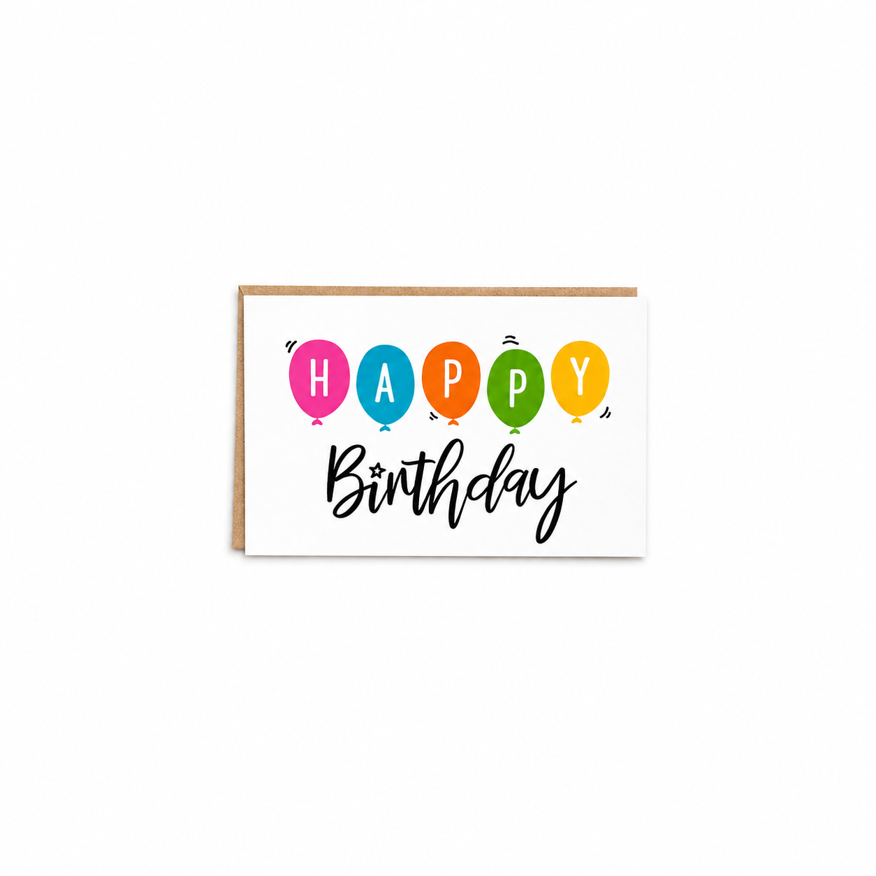 Happy Birthday Card with Envelope (6832111-1)
