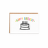 Happy Birthday Card with Envelope (6832111-3)